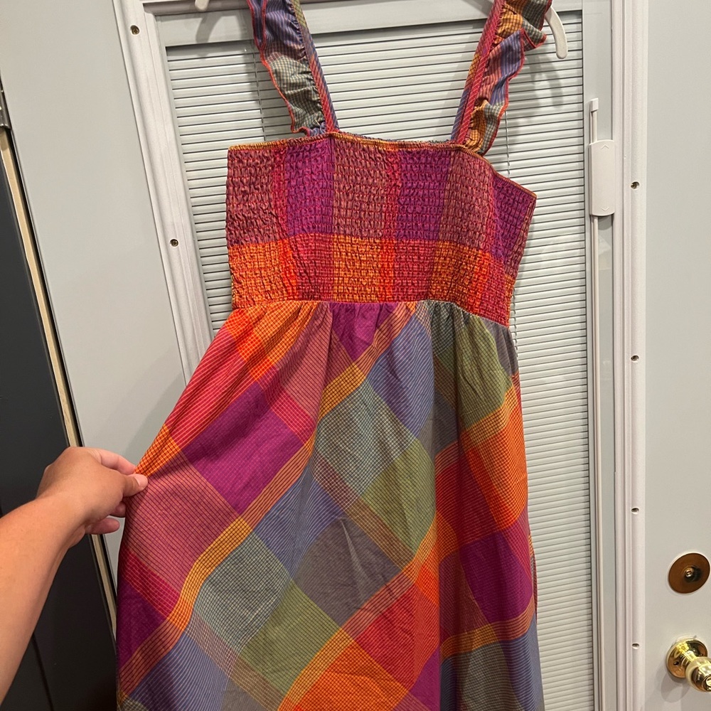 New w/o tags Time and Tru Smocked Midi Dress - Picture 7 of 10